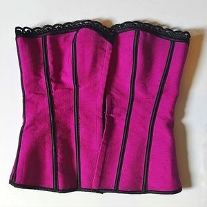 Reversable Pink and Black Corset